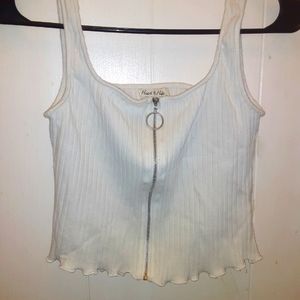 White tank top